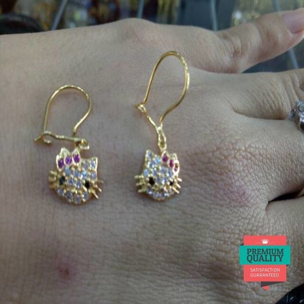 Promo Anting emas asli kadar 875 Elegan