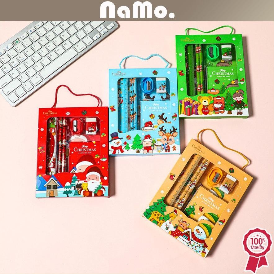 

Alat Tulis Set Christmas Edition/ Set Stationery X-Mas/ Paket Alat Tulis Tema Natal/ Souvenir Ulang Tahun Anak/ Kado Natal Anak Murah