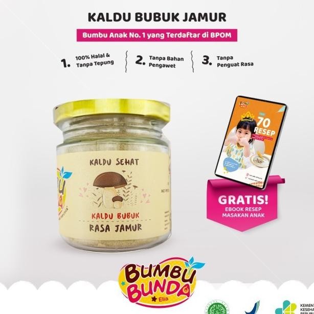 

Bumbu Bunda by Elia Kaldu Jamur Non MSG Non Pengawet Non Guar