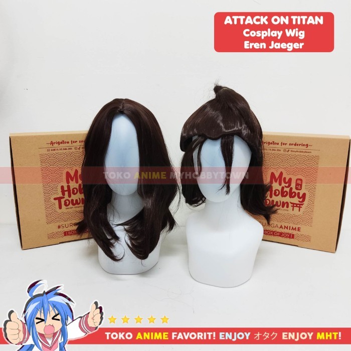 Wig Cosplay Anime On Titan AOT : Eren Yeager Final Season