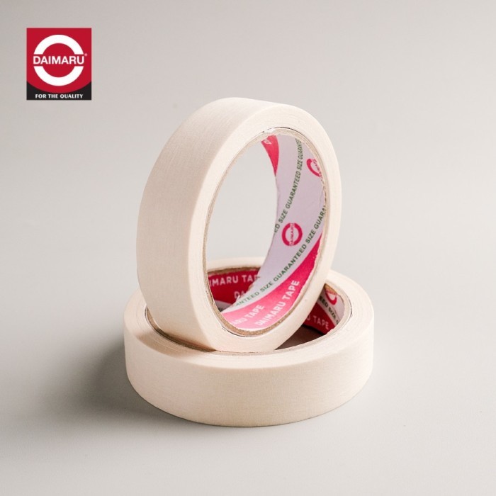 

{{{{}}] DAIMARU Masking Tape Lakban Isolasi Solasi Kertas 1" 1 inch x 21 meter