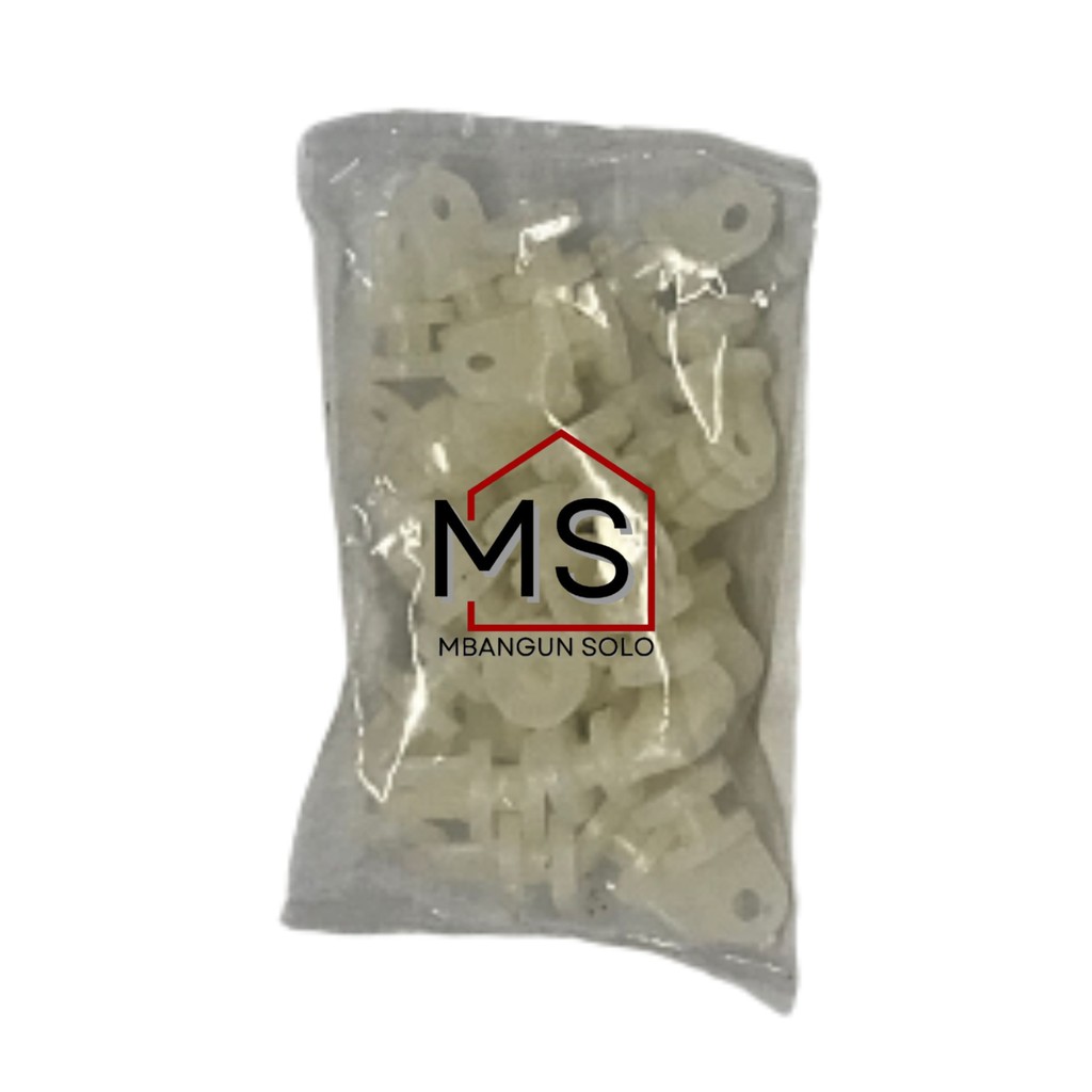 Gantungan gorden plastik roda gantungan rel