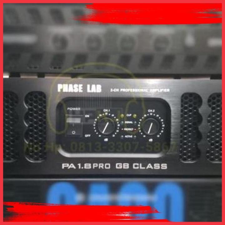 (SOU) POWER AMPLIFIER PHASE LAB PA 1.8 PRO 2 CHANNEL POWER PHASELAB PA 1.8