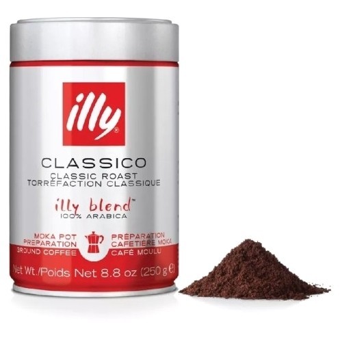 

illy Coffee _ Kopi Bubuk 250gr Mokapot