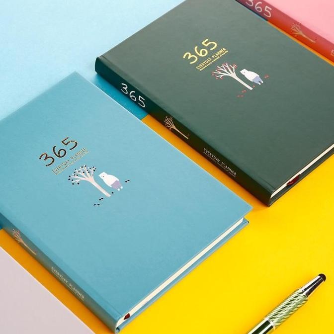 

BEBAS ONGKIR - Buku Diary 365 Hari Daily Journal Hard Cover 128 Lembar Buku catatan harian agenda