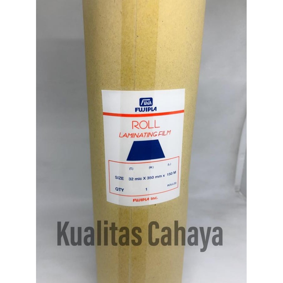 

BEBAS ONGKIR - Plastik Laminating Roll Fujipla Biru Glossy 32micx350mmx150m