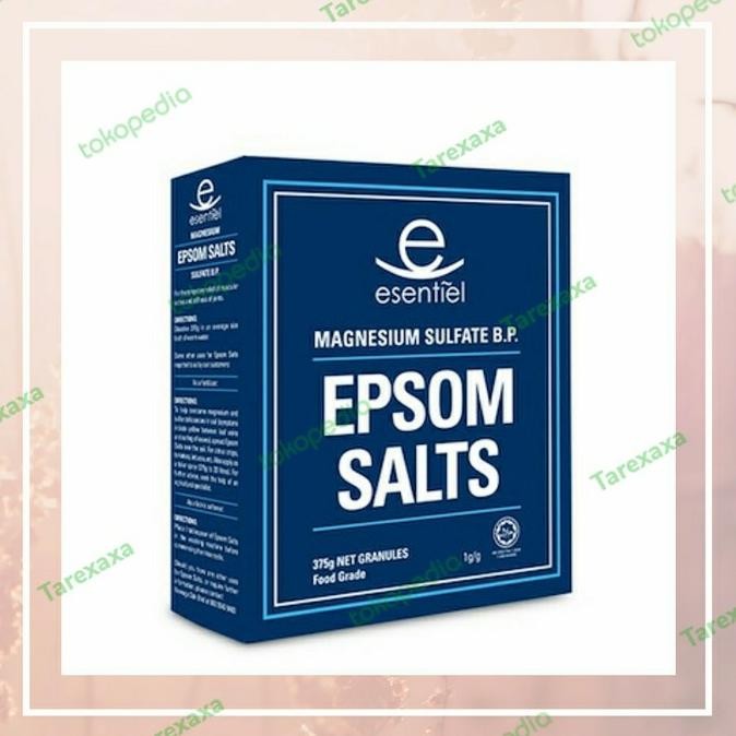 

TERBARU - Tarexaxa EPSOM SALT magnesium sulfat garam inggris, 375gr - FOOD GRADE