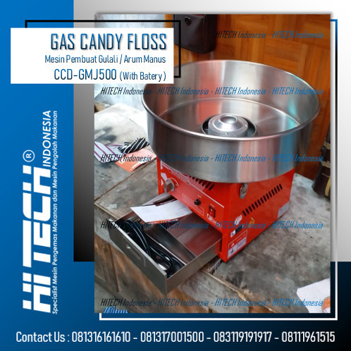 Gas Candy Floss CCD-GMJ500 Mesin Gulali Arum Manis