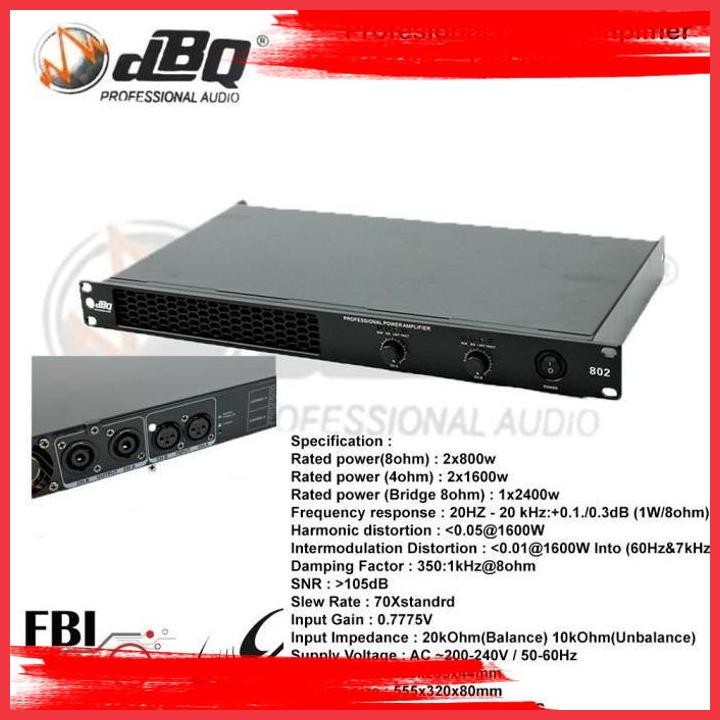 (SOU) POWER AMPLIFIER DBQ 802