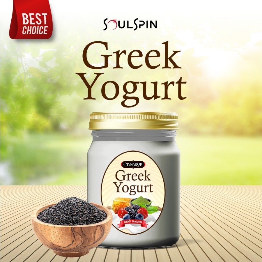 

Greek Yogurt - Black Sesame (Live Active Probiotics)