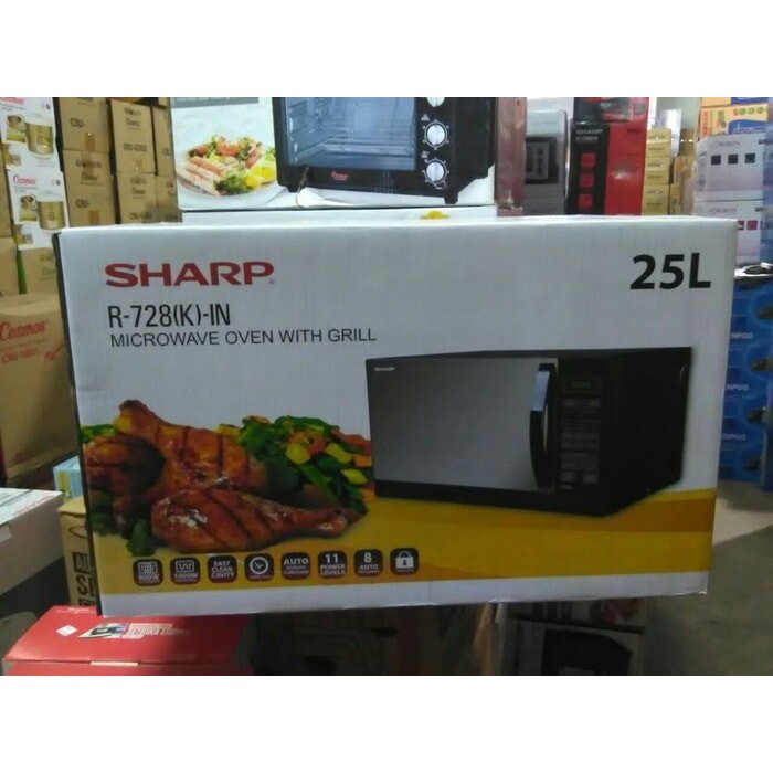 Microwave Oven with Sharp 25 Liter R-728KIN