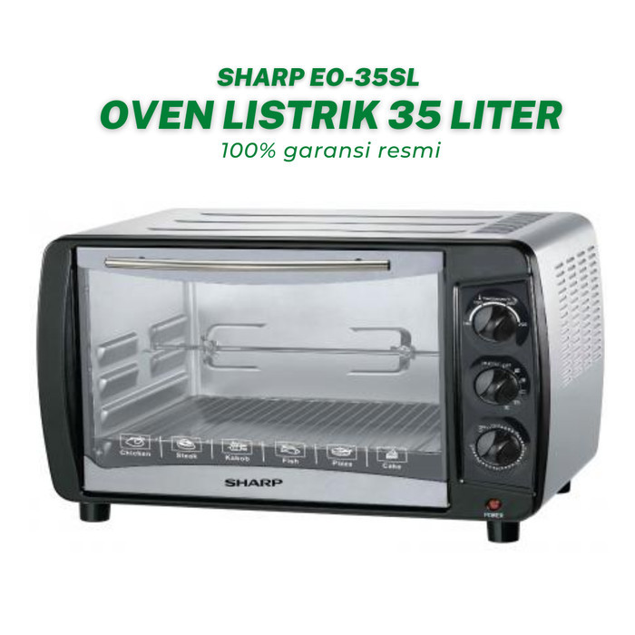 oven listrik sharp eo 35sl oven listrik 35 liter