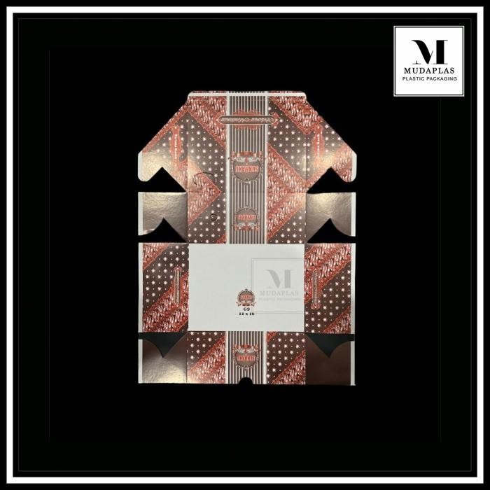 Dus Snack Box Motif Batik 12X12 12X14 12X16