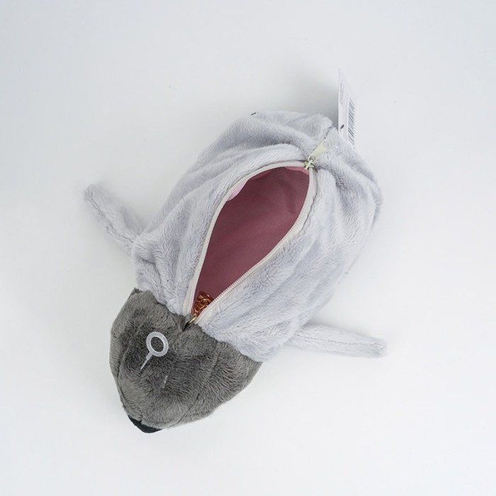 

OHSOME FANZ STUDIO Fluffy Pencil Case Pouch Dompet Kotak Tempat Pensil Motif Hewan