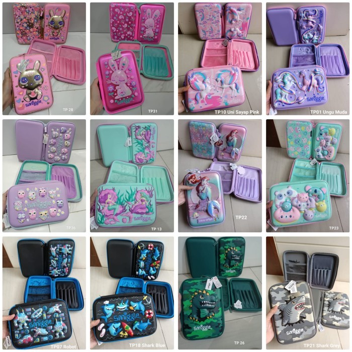 

Sggle 3D Kotak Tempat Pensil Anak Pencil Case Art Organizer dessert