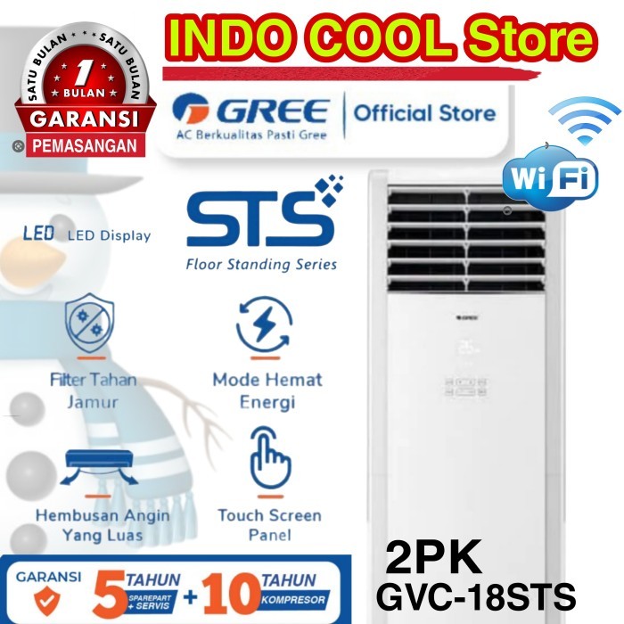 READY STOKKK Ac Floor Standing Gree 2PK ( 1phase)