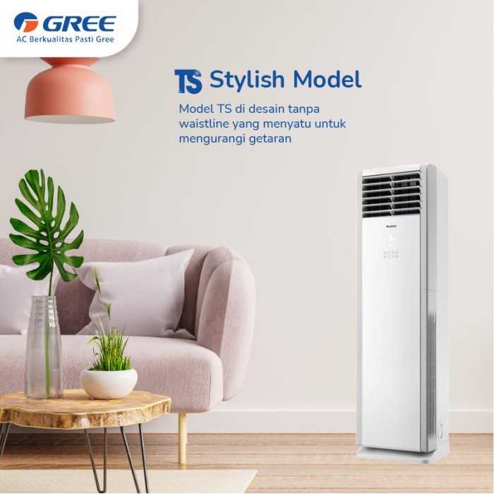 READY STOKKK GREE TS SERIES FLOOR STANDING GVC-24TS  AC MURAH 