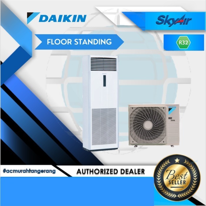 READY STOKKK PROMO AC FLOOR STANDING DAIKIN 3.5 PK NON INVERTER R32 3 Phase