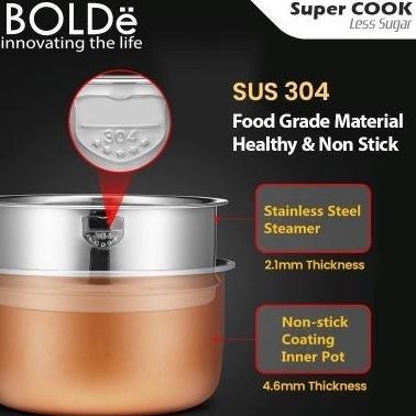 rice cooker BOLDe digital Super Cook low Sugar low carbo BOLDE