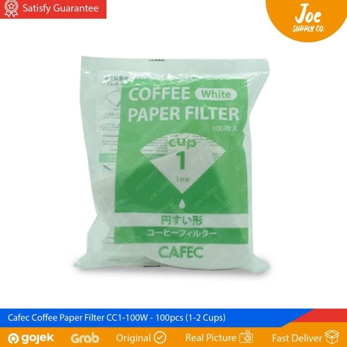 

Diskon Cafec CC1-100W V60 Coffee Filter Paper 01 White isi 100 pc Termurah jo3sss Murah