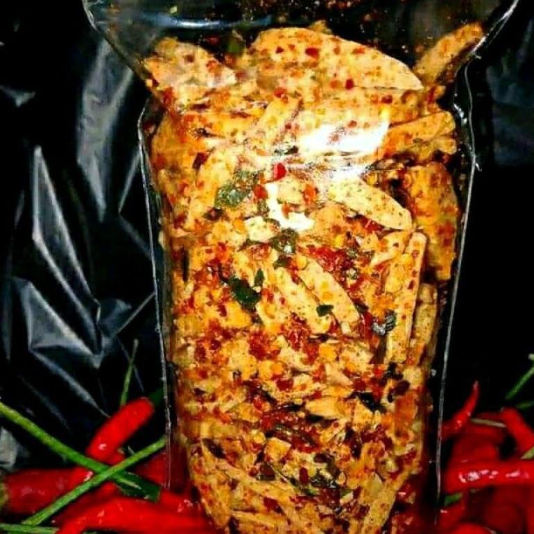 

Basreng pedas daun jeruk baso goreng kripik basreng 100gram baso goreng pedas Basreng stik pedas daun jeruk 100gr MelySnack