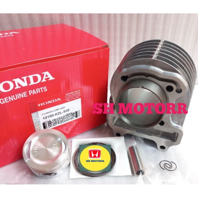 Blok seher set assy piston kit honda (KZL) beat fi injeksi scoopy fi kasar 2013-2014