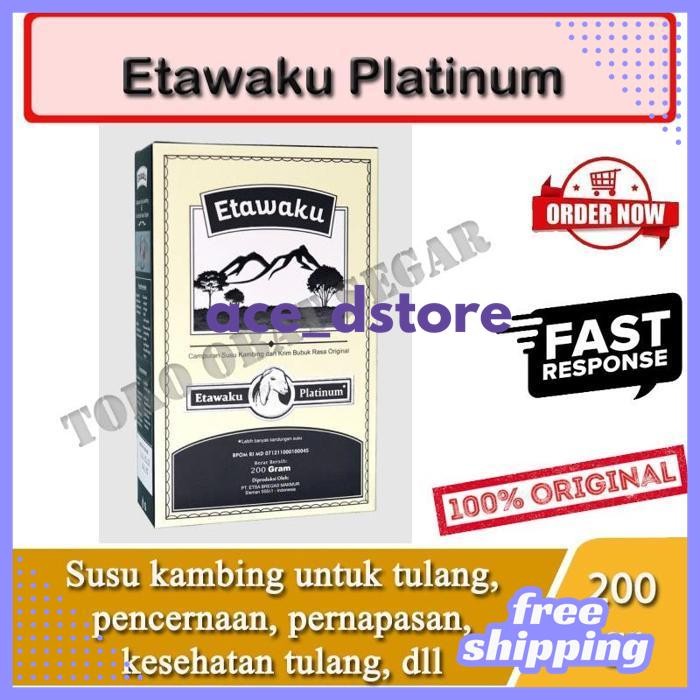

MURAH MERIAH ETAWAKU PLATINUM SUSU KAMBING UNTUK ANAK DAN DEWASA BY ACE D'STORE !!