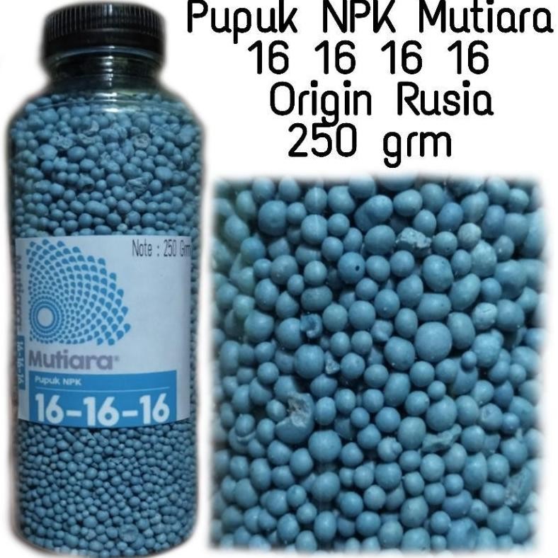 Pupuk NPK Mutiara Kemasan Botol 250gr