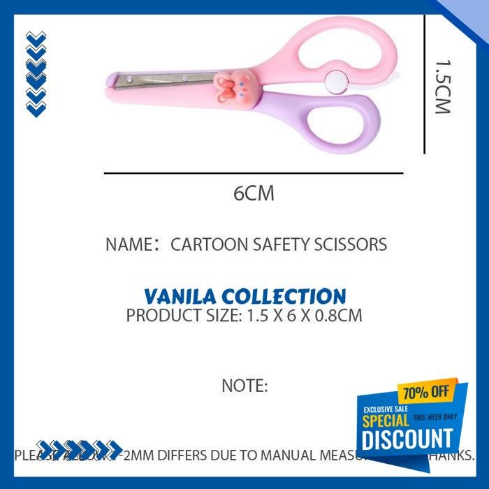 

GUNTING MINI KERTAS ANAK GUNTING KERTAS GUNTING SEKOLAH UJUNG TUMPUL AMAN UNTUK ANAK GUNTING LUCU MOTIF KTER GS BEST SELLER