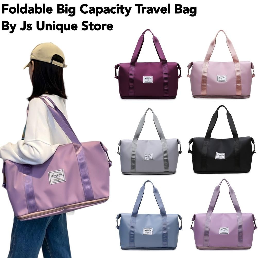 Tas traveling wanita/ Tas Travel Lipat/ Tas Kapasitas/ Besar Tas /Travel Portable Olahraga