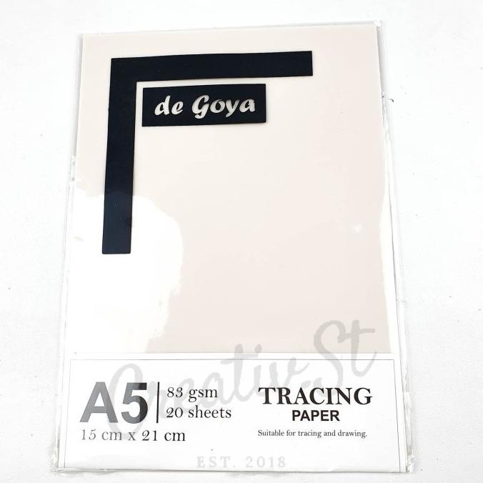 

De Goya Tracing Paper A5 A4 Kertas Kalkir