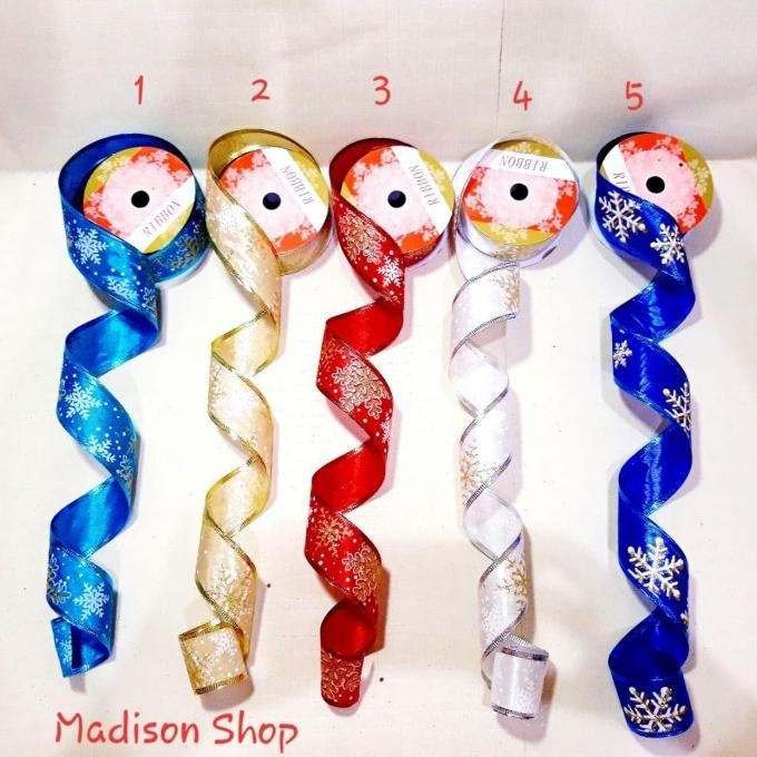 

JHK PITA NATAL SATEN PITA KAWAT GULUNGAN DEKORASI POHON PARCEL NATAL