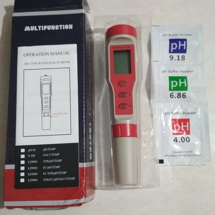Ph/Tds/Ec/Temperature Digital Meter 4 In 1