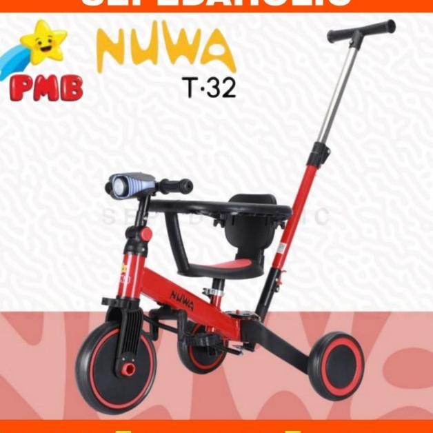 Balance Bike 3 In 1 Pmb Nuwa T32 T 32 Sepeda Keseimbangan Anak Dorong