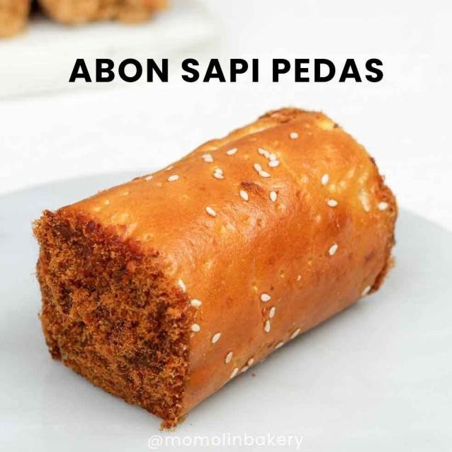 

Momolin Bakery Roti Abon X - Abon Gulung Khas Papua - Oleh-Oleh - Roti Abon Gulung X