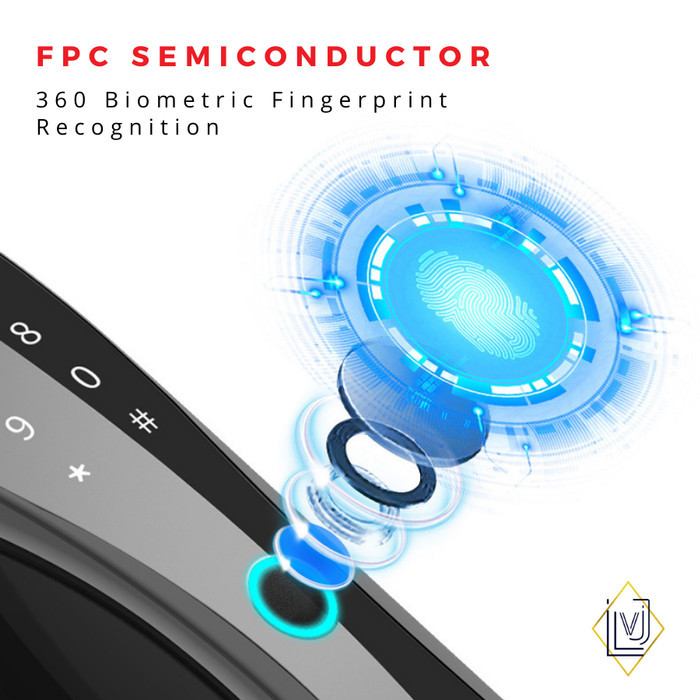 JVL Digital Door Handle / Smart Door Lock Kunci Pintu Digital RFID