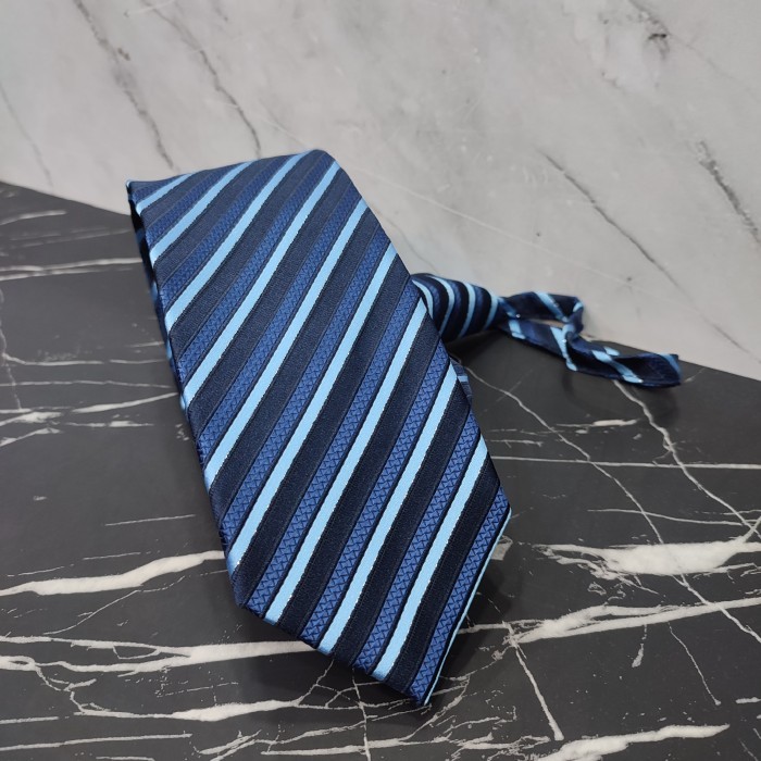 dasi pria biru muda dasi instan pria dasi kantor dasi jadi siap pakai