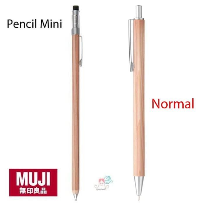 

Muji Wooden Hexagonal Mechanical Pencil Mini / Pensil Mekanik