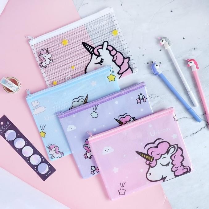

TERMURAH - Dream Like a Unicorn Plastic Folder A5 [CREATIV]
