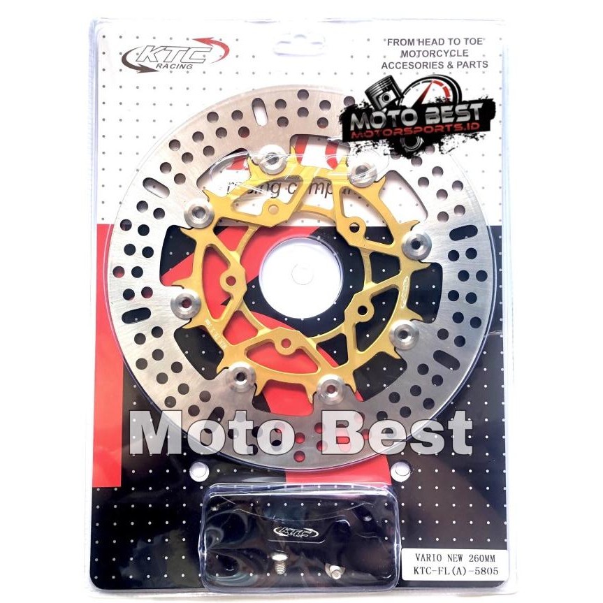 Disc Brake Piringan Cakram Ktc 260Mm Floating Vario 150 2018 Lubang 5