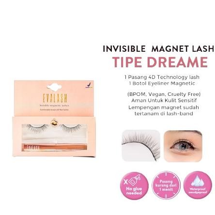 Evalash Invisible Magnetic Eyelash - Mata Magnet Invisible - Mata Magnet - Invilash Eva Lash