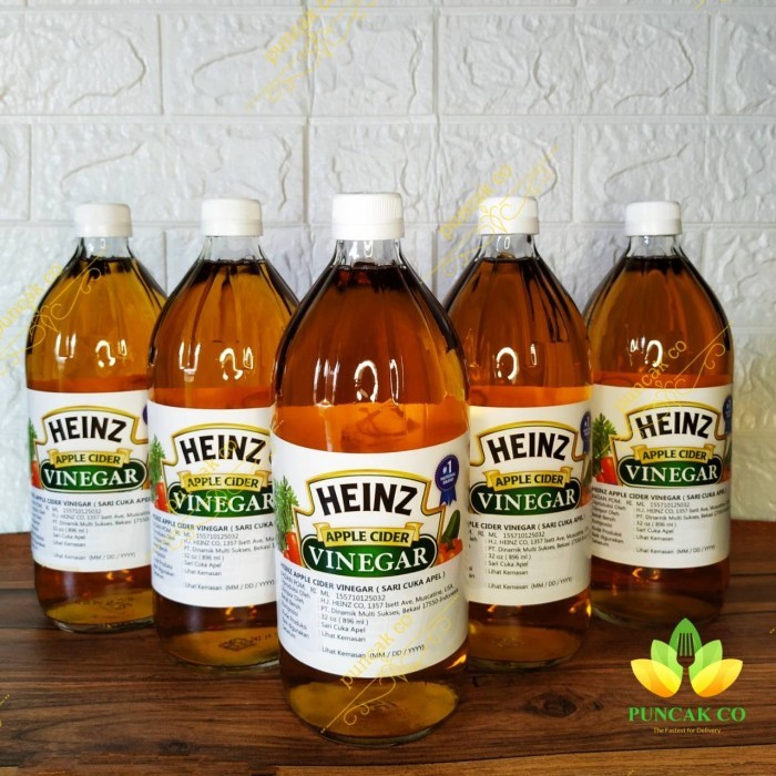 

MURAH heinz apple cider vinegar 32 Oz / Cuka Apel 896 ML / TERMURAH