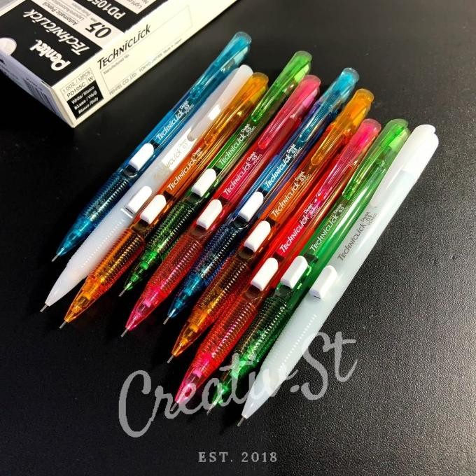 

BEBAS ONGKIR - Pensil Mekanik Pentel Techniclik Doff Mechanical Pencil PD-105