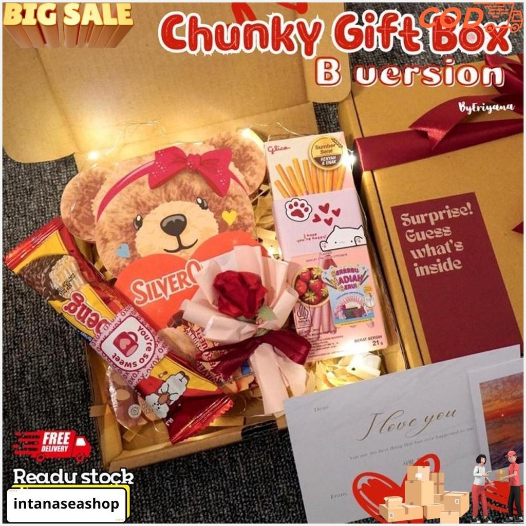 

Hampers Snack Box Cokelat Kado Ulang Tahun Valentine Hadiah Pacar Gift Box Buket Murah Hadiah Wisuda Sempro Anniversary Hari Guru Cewek Cowok Gratis Ongkir