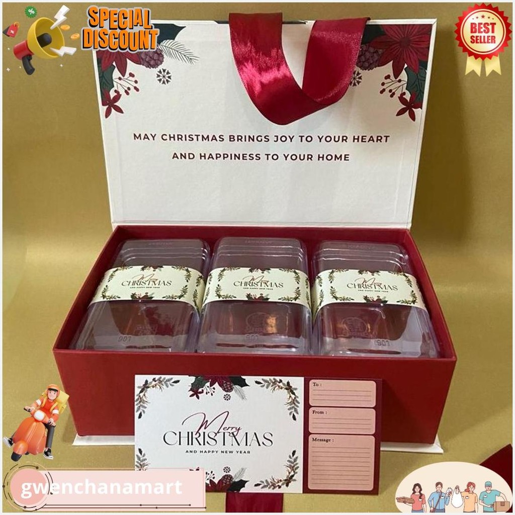 

Box Christmas Kue Kering | Hardbox Natal Serbaguna | Hampers Box Xmas Gratis Ongkir
