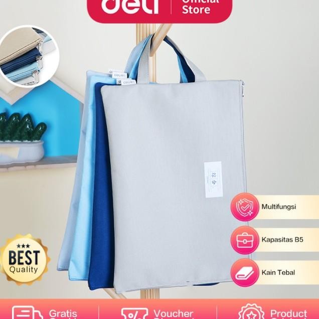 

TERBARU DELI TAS DOKUMEN / POUCH DOKUMEN / ZIPPER FILE BAG 34 CM MULTI