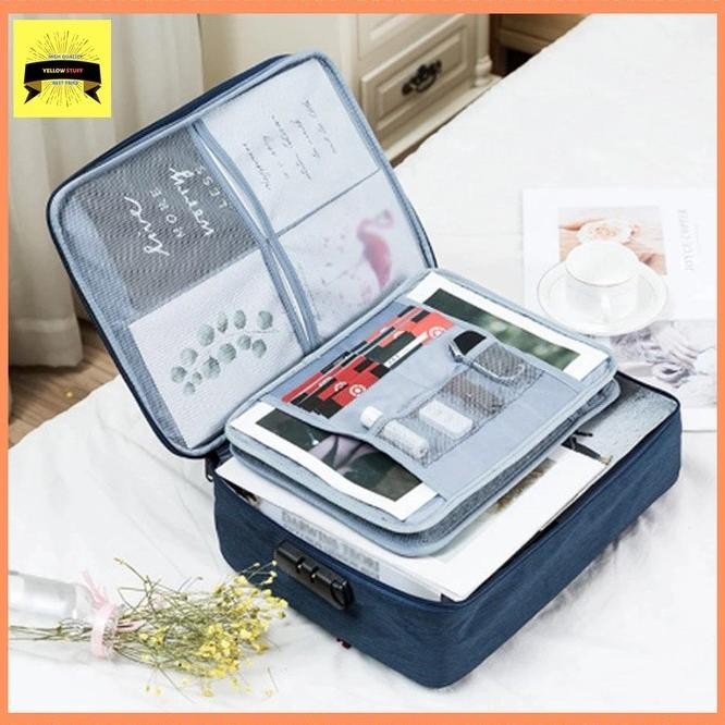 

TAS TEMPAT FILE DOKUMEN MAP SURAT TRAVEL BAG ORGANIZER DOCUMENT KEEPER