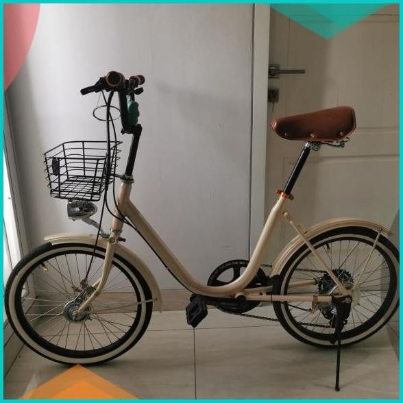 Keranjang depan classic sepeda minion keranjang belanja sepeda mini 11