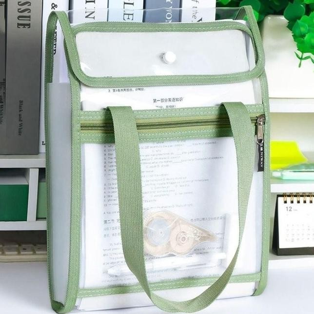 

MAP DOKUMEN EXPANDING FILE SCHOOL BAG 12 POCKET TAS JINJING TRANSPARAN