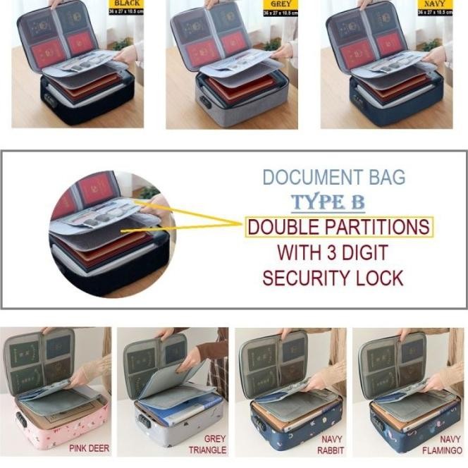

ARG220- TAS DOKUMEN SAFELOCK ANTI AIR DGN 3 ANGKA KUNCI TRAVEL DOCUMEN